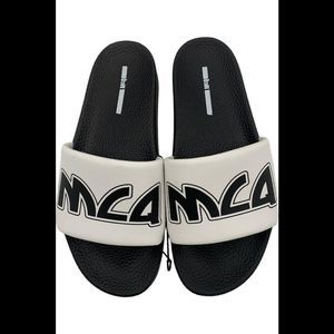 MCQ By Alexander McQueen Men's Logo Slide Sandal - Medium